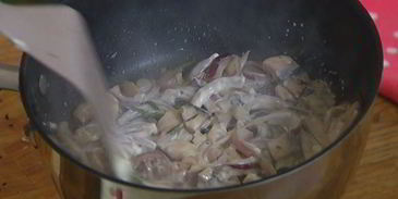 грибы под хрустящим фило