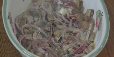 грибы под хрустящим фило