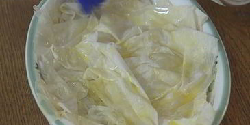 грибы под хрустящим фило