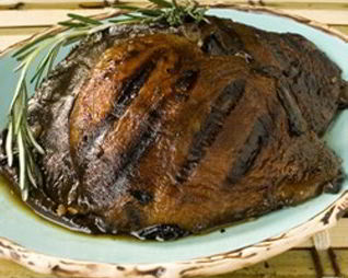 Грибы портобелло на гриле