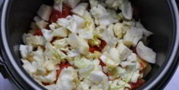 грибы тушеные с овощами