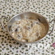 Рецепт Грибов в сливочном соусе