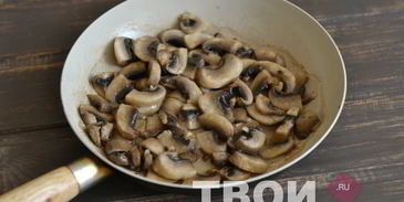 грибы в сливочном соусе