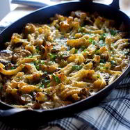 Рецепт Грибов, запеченных с макаронами