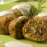 Рецепт Крокетов грибных со сметанным соусом