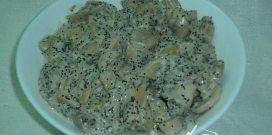Рецепт маковых шампиньонов