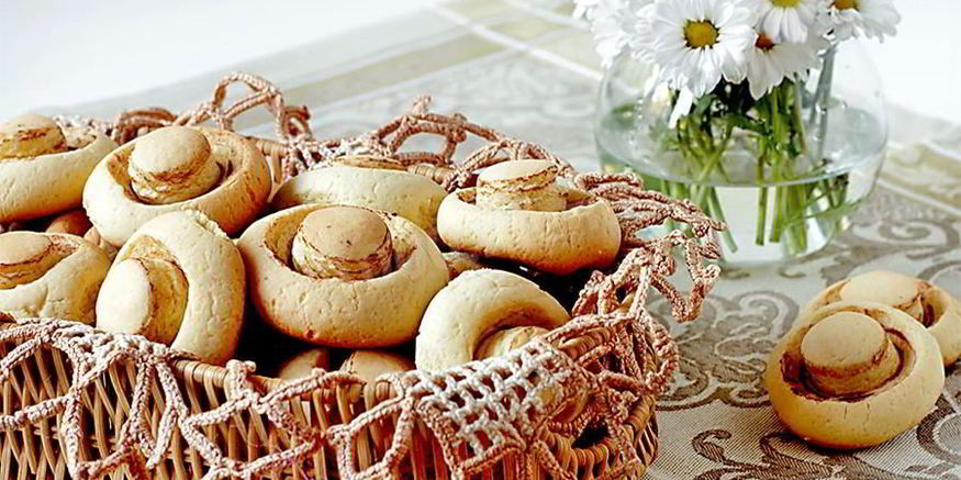 Рецепт печеных шампиньонов