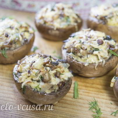 Шампиньоны фаршированные сыром