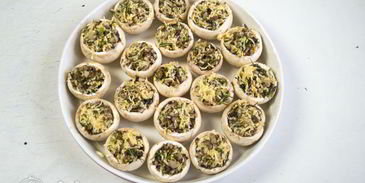шампиньоны фаршированные сыром