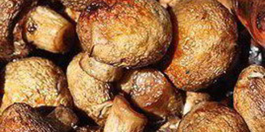 Рецепт шампиньонов на мангале