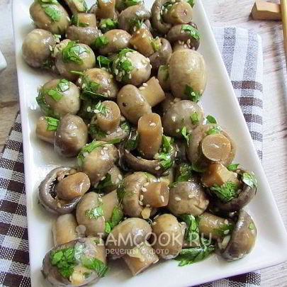 Шампиньоны по-корейски