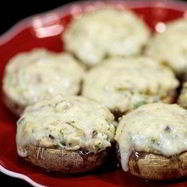 Рецепт Шампиньонов с курицей и сыром фета