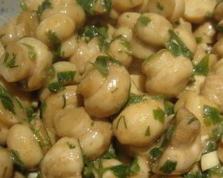 Шампиньоны в горчичном маринаде