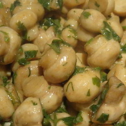 Шампиньоны в горчичном маринаде