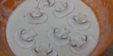 шампиньоны в хрустящем кляре