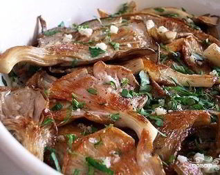 Вешенки жареные