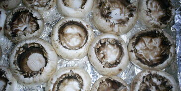 закусочные фаршированные шампиньоны