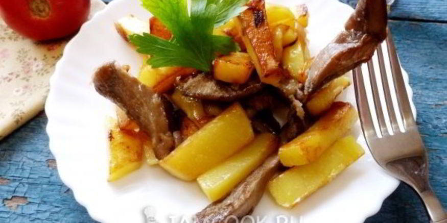 Рецепт жареных груздей с картошкой