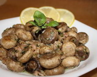 Жареные шампиньоны