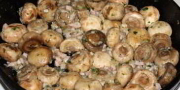 жареные шампиньоны