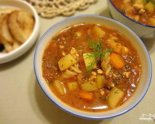 Гуляш из фарша