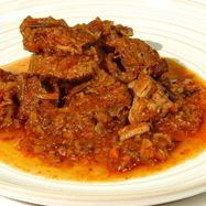 Рецепт Гуляша из говядины с томатной пастой