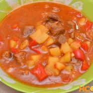 Рецепт Гуляша из говядины в мультиварке