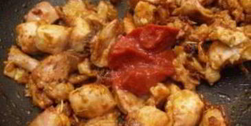 гуляш из кролика с подливкой