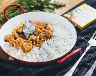 Гуляш из курицы с овощами