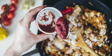 гуляш из курицы с овощами