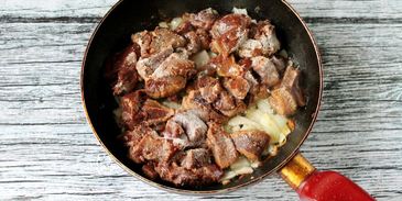 гуляш из печени с подливкой