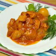 Рецепт Гуляша из свинины на сковороде