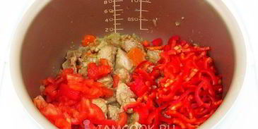 гуляш из свинины по-мадьярски в мультиварке