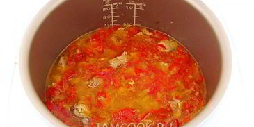 гуляш из свинины по-мадьярски в мультиварке