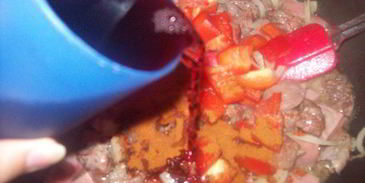 гуляш по-немецки с перцем