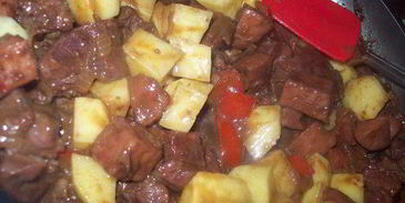 гуляш по-немецки с перцем