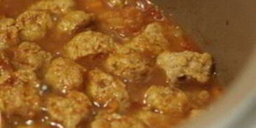 гуляш соевый с помидорами