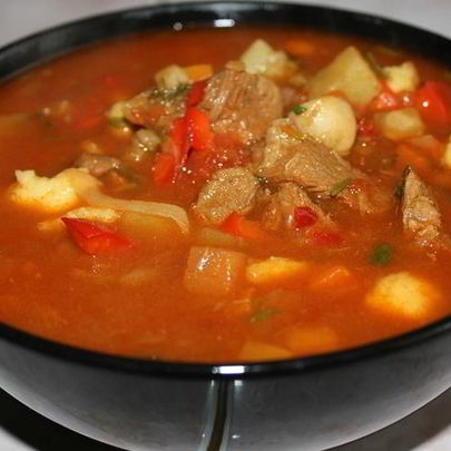 Суп-гуляш из говядины