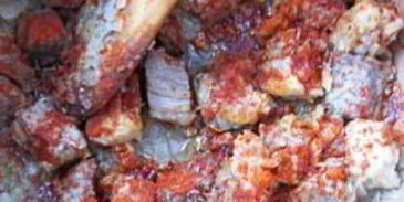 венгерский суп-гуляш в хлебе