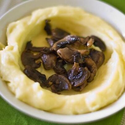 Картофельное пюре с грибами