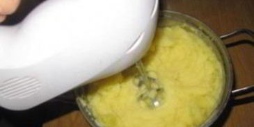 картофельное пюре с лисичками