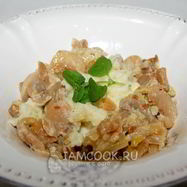 Рецепт Картофельного пюре с жареными шампиньонами