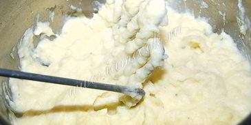 картофельное пюре с жареными шампиньонами