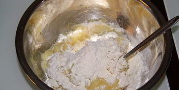 картофельные ньокки с куриным филе и грибами