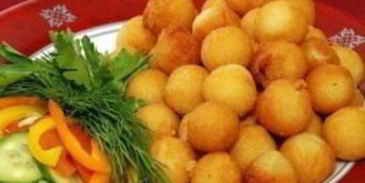 картофельные шарики из пюре