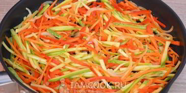 китайская лапша с овощами