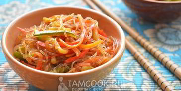 китайская лапша с овощами