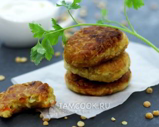 Гороховые котлеты