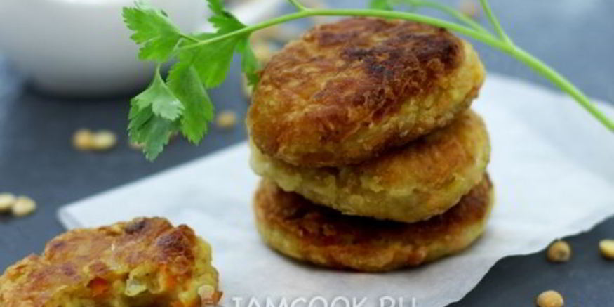 Рецепт гороховых котлет