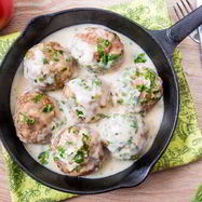 Рецепт Гречаников в сметанном соусе